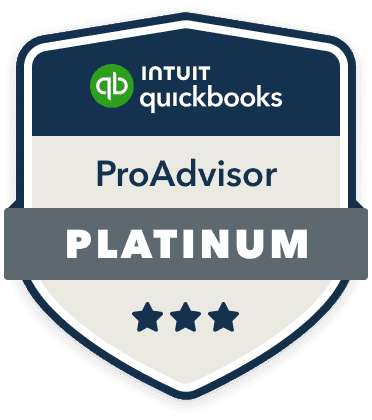 QuickBooks Platinum ProAdvisor certification badge